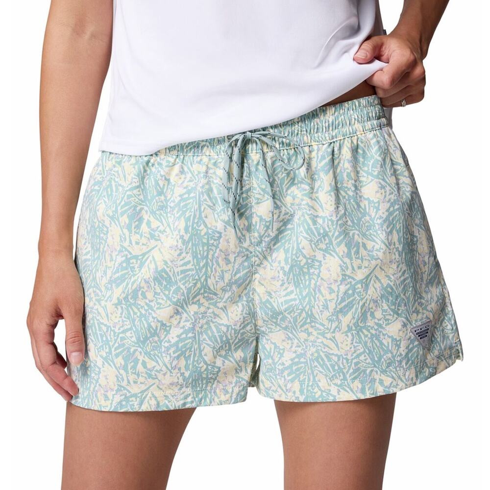 Columbia Women's PFG Rugged Water Printed Short Sz M